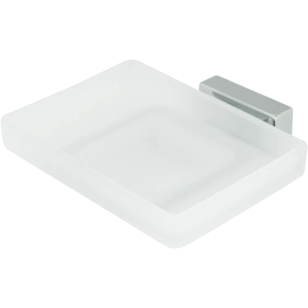 Мыльница подвесная Bath Plus «Bruklin», стекло, цвет хром STLM-2070262