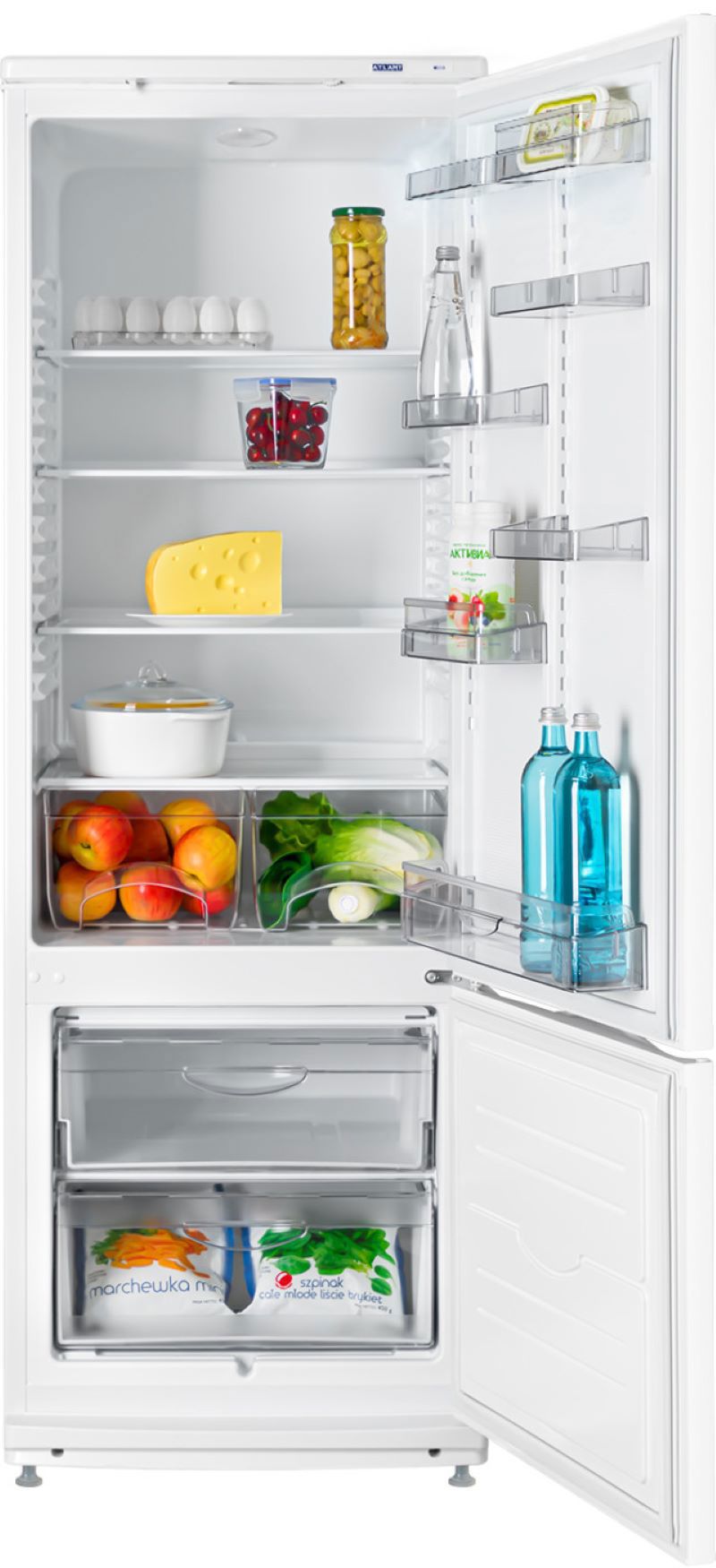 91075659 Отдельностоящий холодильник Х-КХМ-4013-022 60x176 см цвет белый STLM-0470999 АТЛАНТ
