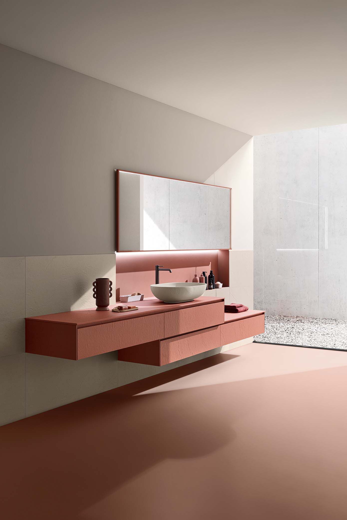 Мебель для ванной комнаты из камня ARBLU Dress System ARCH-00048055 - Вид №4