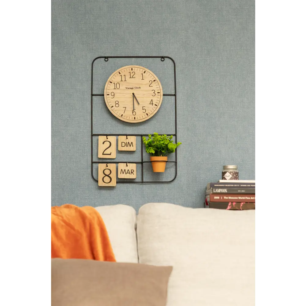 Настенные часы Atmosphera с календарем 12x51.8x34 см 179403 STLM-2015753 - Вид №5