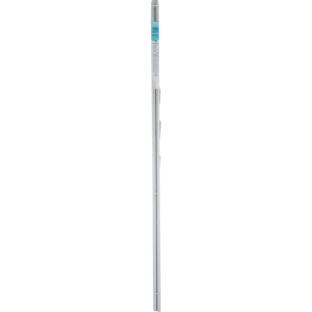 Карниз двухрядный раздвижной 160-320 см металл цвет серебряный ORBIS STLM-2063993 - Вид №2