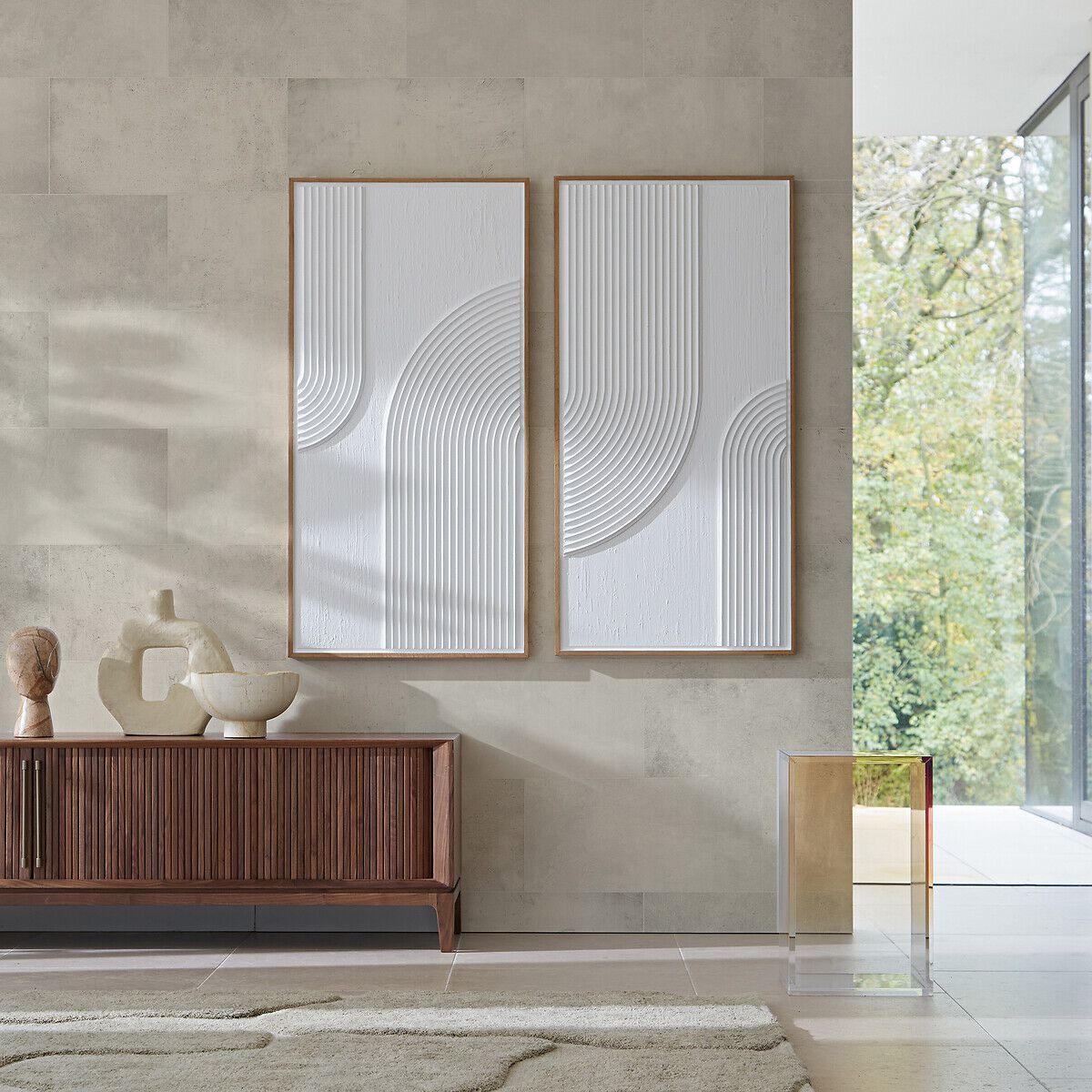 Деревянный шкаф для телевизора с раздвижными дверями AMPM LIAMCA ARCH-00093925 - Вид №5