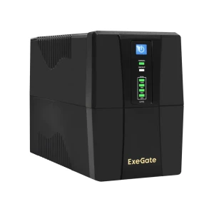 Источник бесперебойного питания ExeGate SpecialPro UNB-600.LED.AVR.2SH.RJ.USB 600 Вт 360 Вт