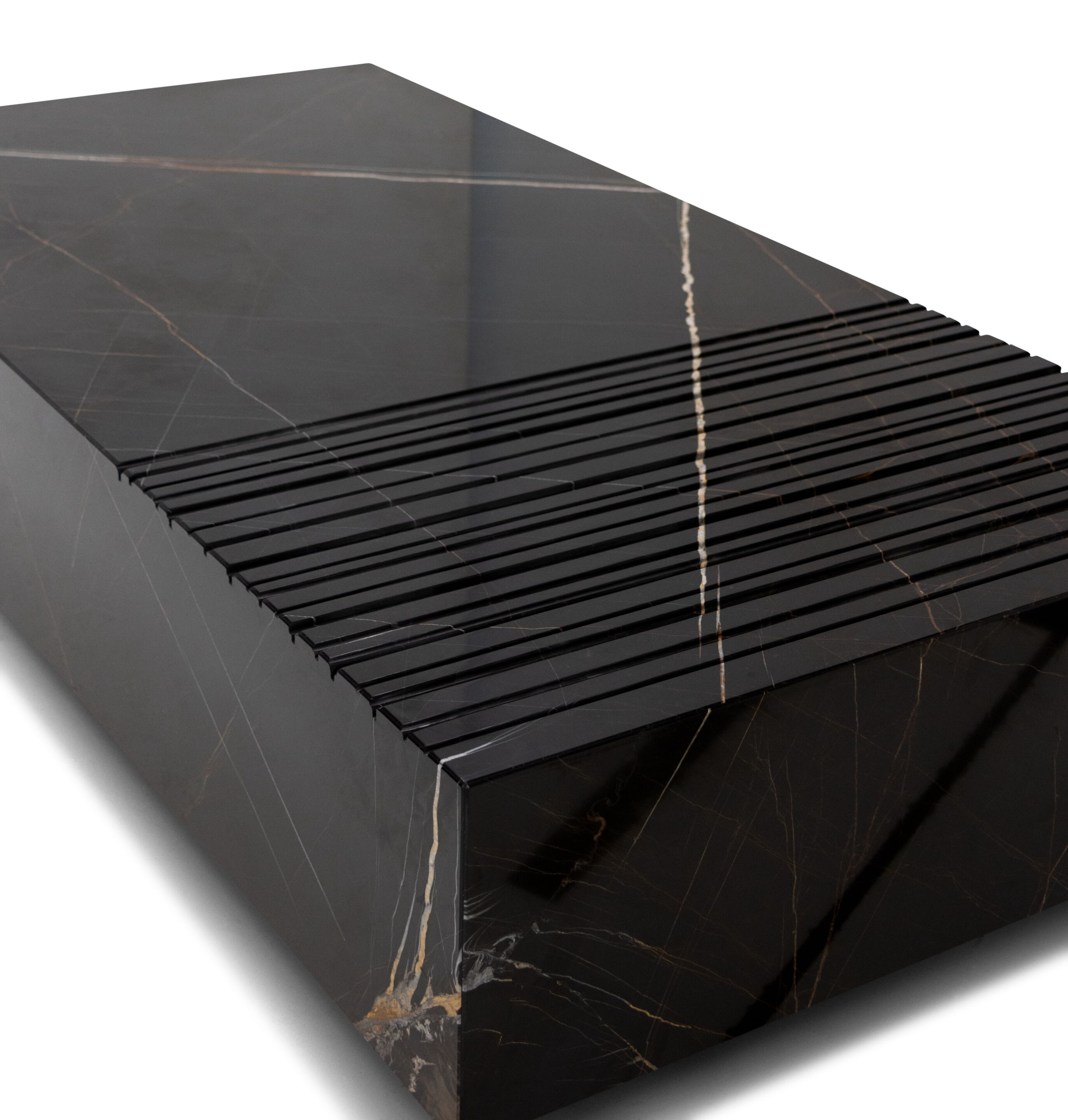 Мраморный прямоугольный низкий журнальный столик Wayne Enterprises Home Collection WE-172 ARCH-00054171 - Вид №7