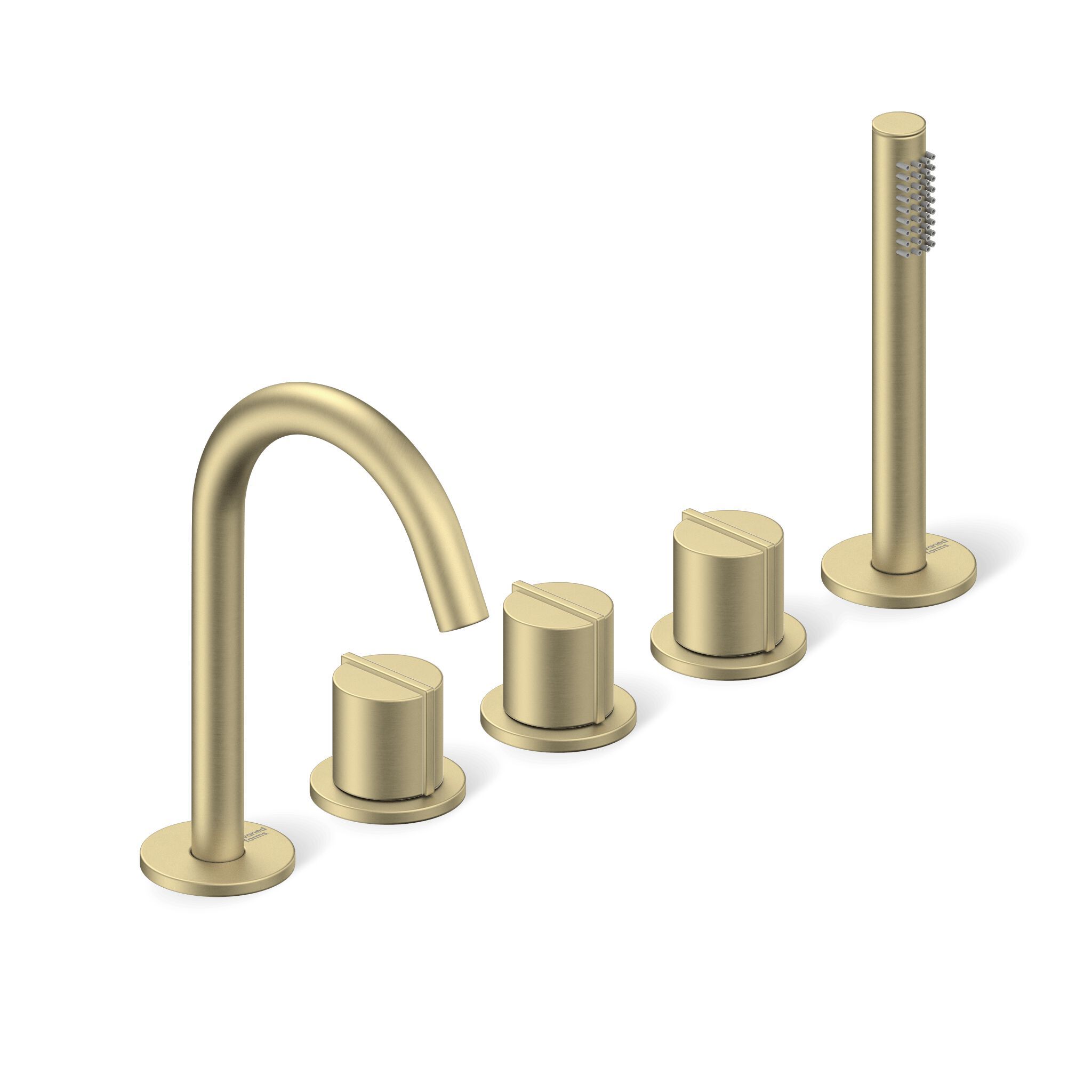 Набор для ванной с 5 отверстиями и ручным душем Varied Forms Macaron ARCH-00002172 - Вид №1