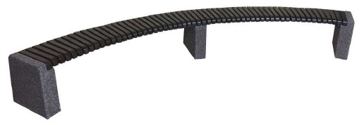 11563 ЕВРО 5 АРКА 400, скамья из бетона LAB.Space  - Вид №2