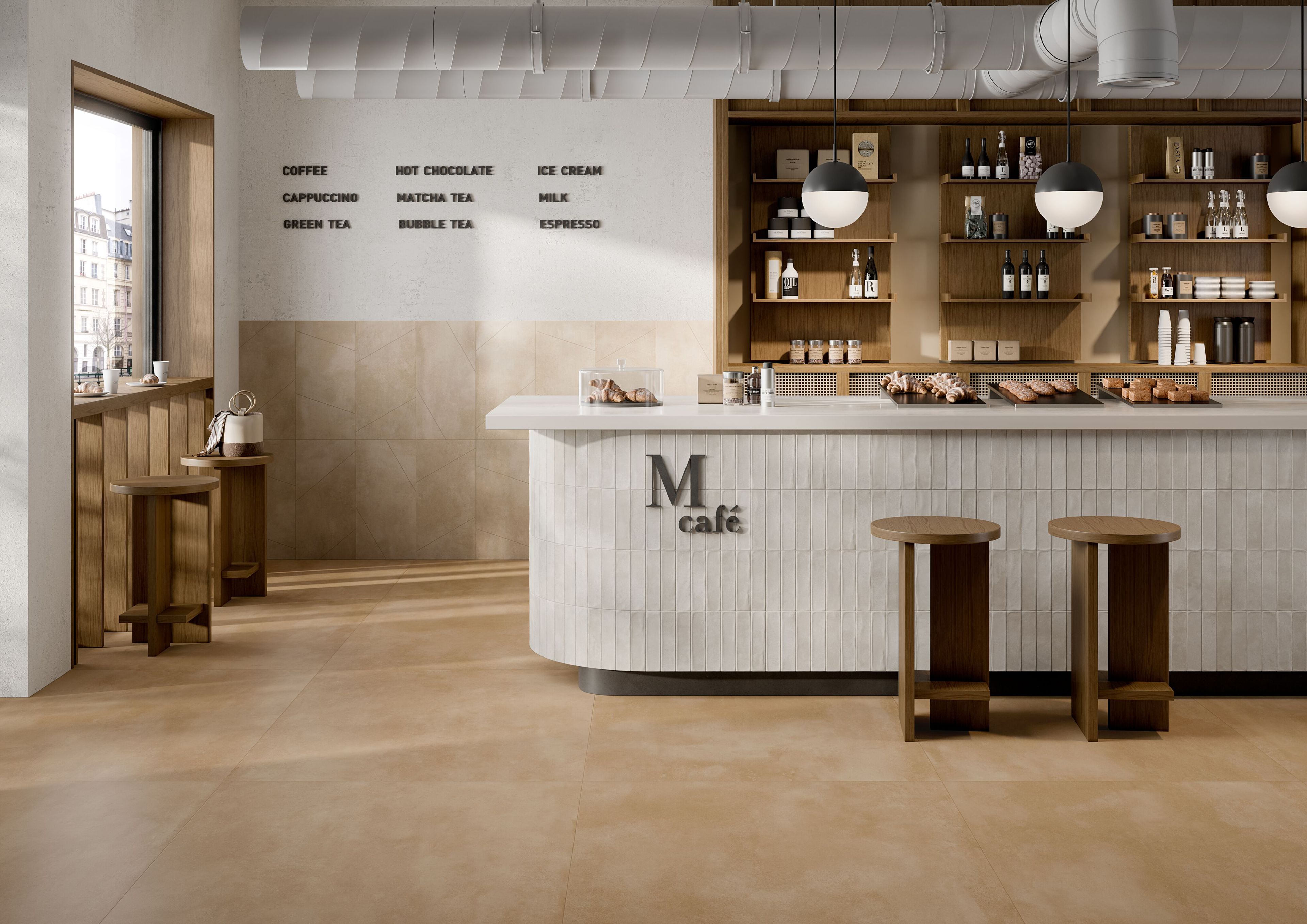 Пол / керамогранит с эффектом цемента Ceramica Rondine CRUDA ARCH-00075222 - Вид №5