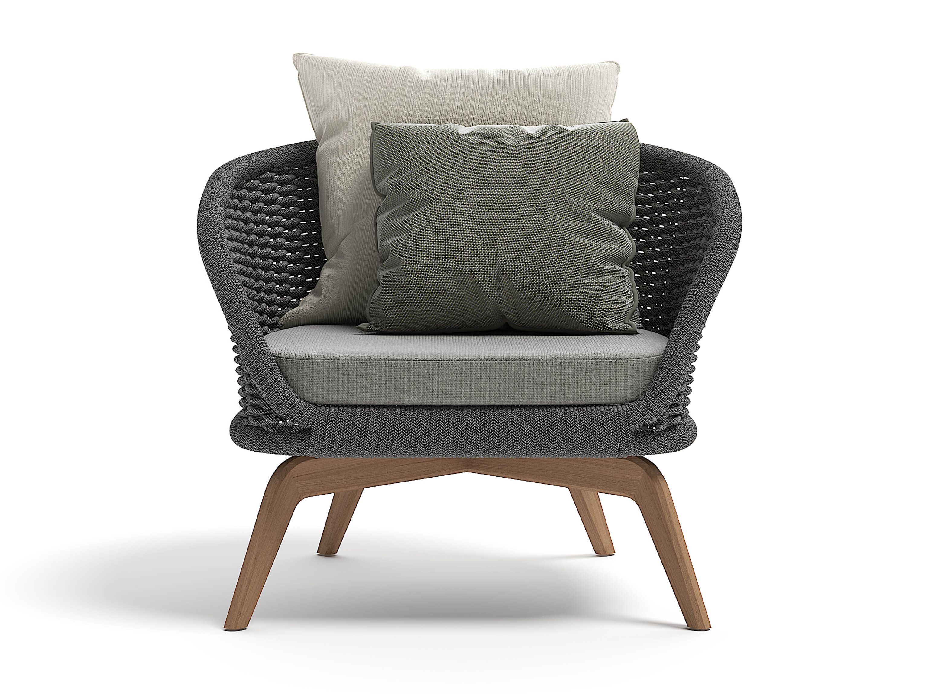 Кресло для сада из акриловой ткани с подлокотниками Atmosphera Ludo ARCH-00068173 - Вид №4