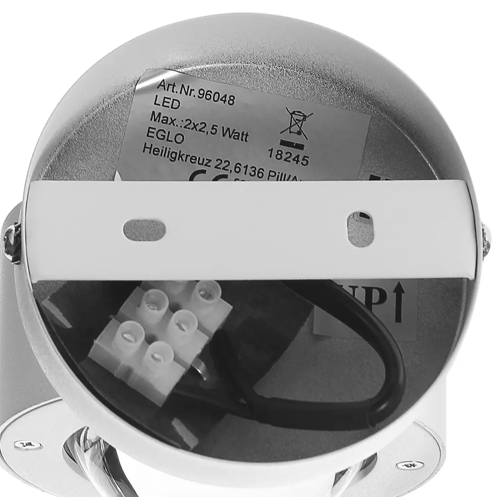 Бра светодиодное Eglo «Ono» 2.2х2.5 Вт, цвет белый прозрачный STLM-2091459 - Вид №1