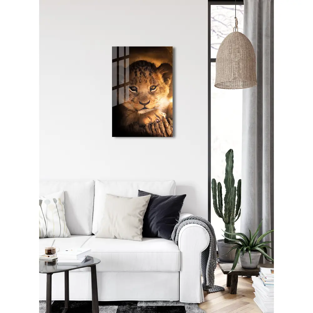 Картина на стекле Львенок 40x60 см 85282956 STLM-2021529 ARTABOSKO  - Вид №4