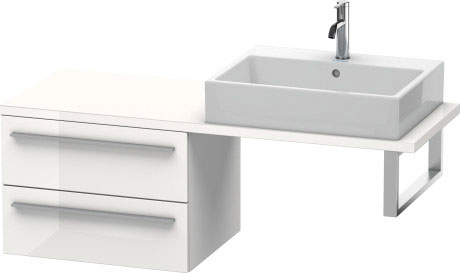 XL542800707 X-Large Шкафчик для компактной консоли Бетонно-серый матовый декор Duravit - Вид №2