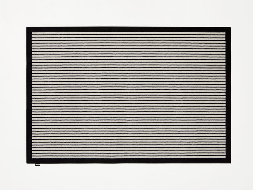 Полосатый бархатный прямоугольный ковер Antoniolupi Tramato ARCH-00083604