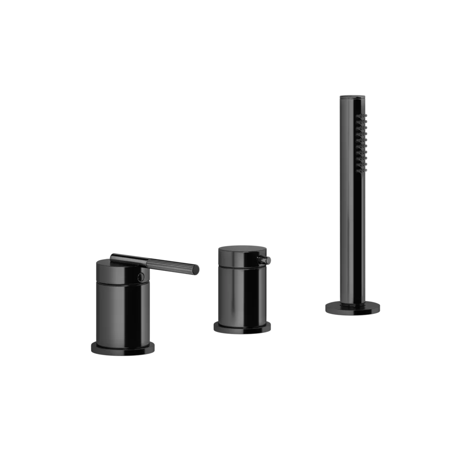 Смеситель для ванны 63547 706 Gessi Ingranaggio ЧЕРНЫЙ МЕТАЛЛ PVD 63547706