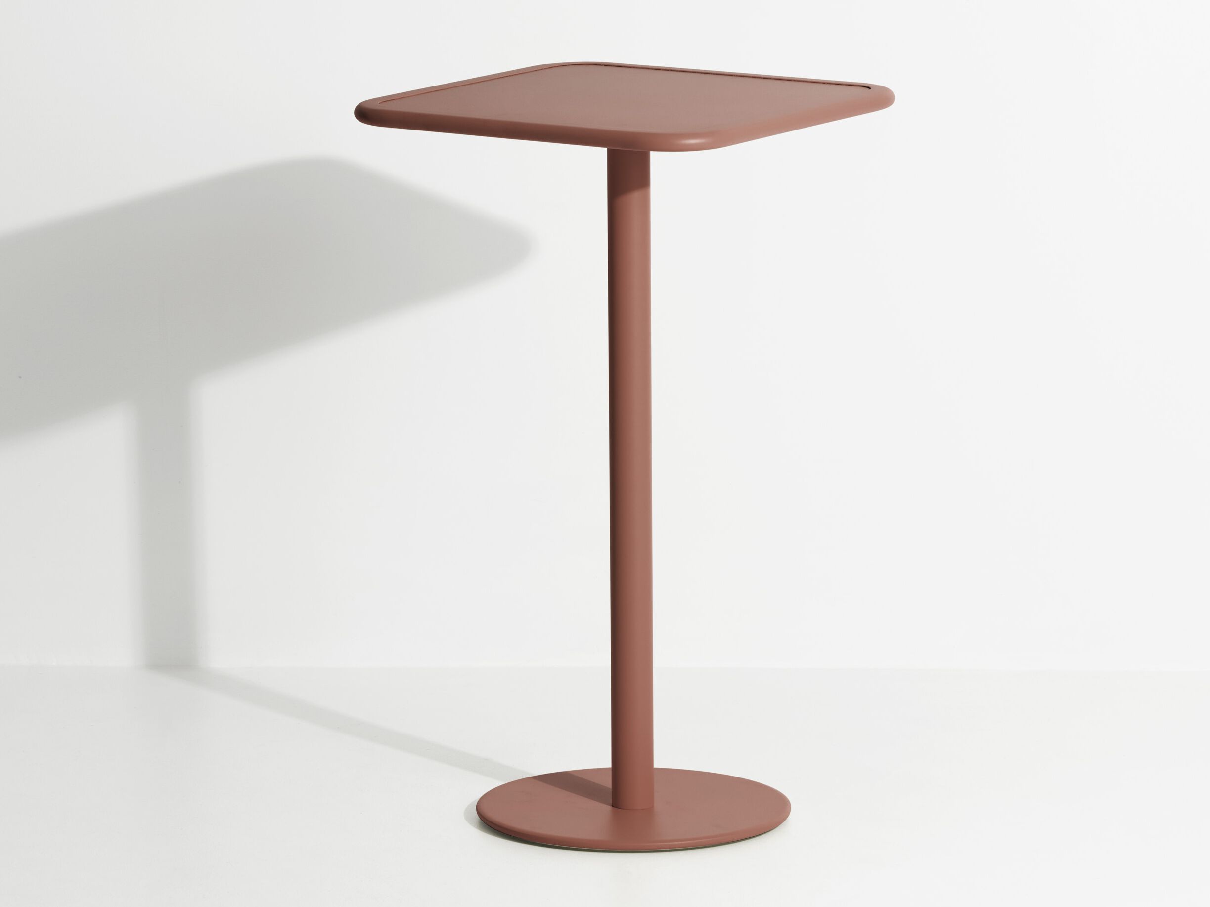 Высокий квадратный алюминиевый садовый стол с порошковым покрытием Petite Friture выходные ARCH-00039748 - Вид №15