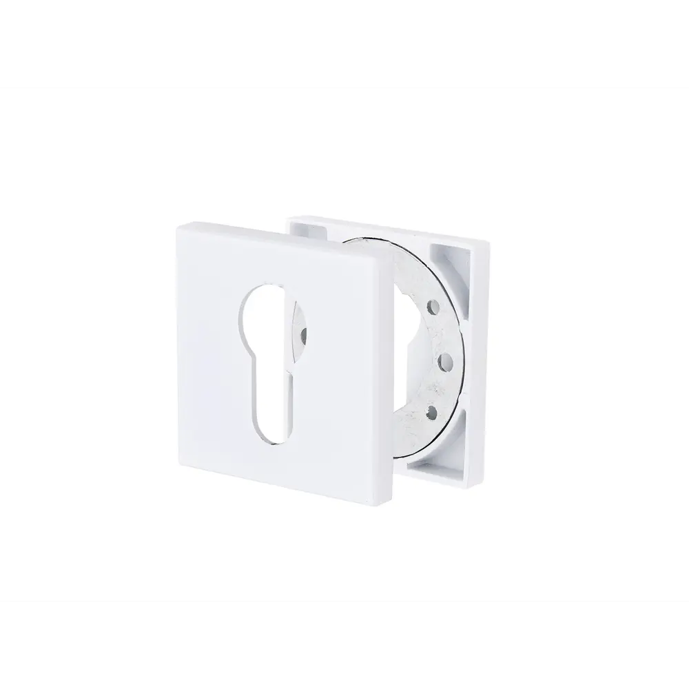 Накладка на замочную скважину Palladium Z 220 ET WP 54х54 мм цвет белый 2 шт STLM-2174130