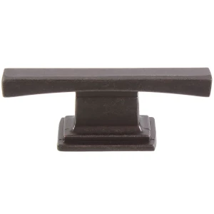 Мебельная ручка-кнопка Kerron чернёный старинный цинк