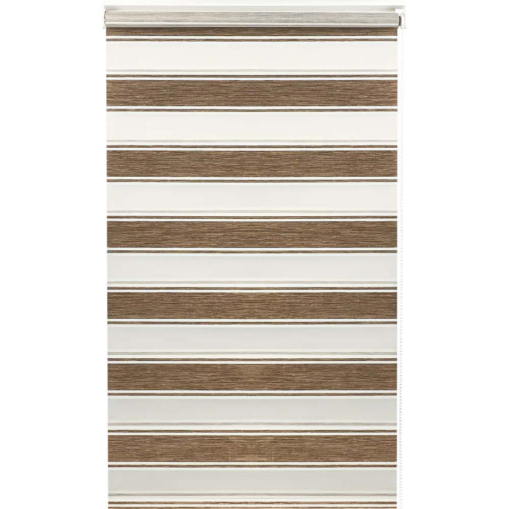 Штора рулонная день-ночь Дэли 120x175 см коричневая MIAMOZA STLM-2116462