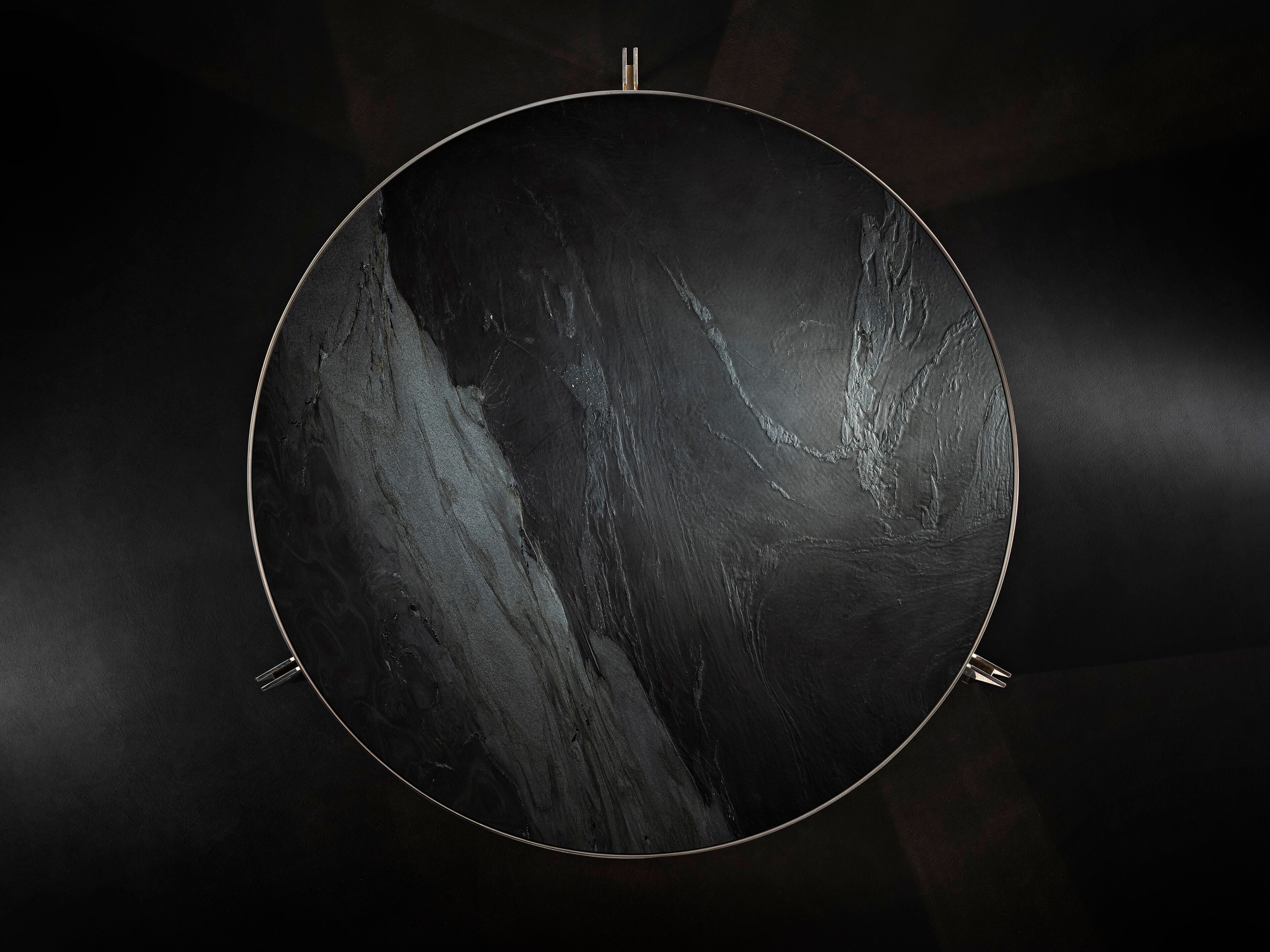 Низкий круглый журнальный столик из натурального камня Henge MUSE ARCH-00114440 - Вид №1