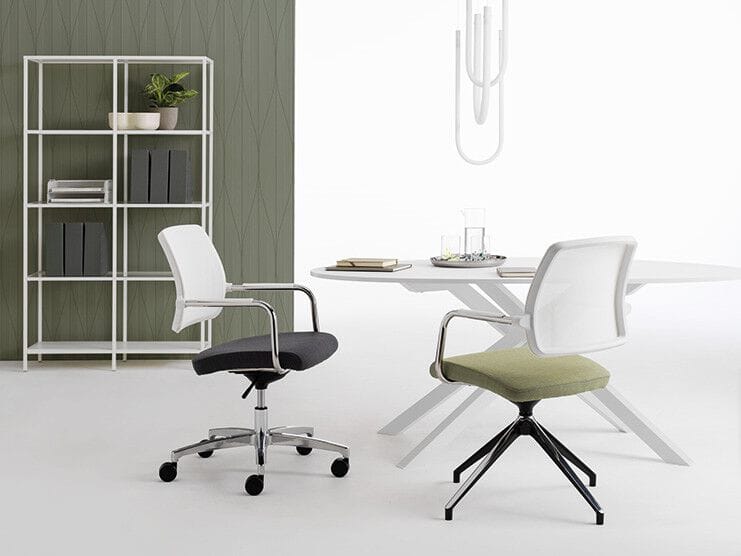 Поворотный стул с подлокотниками Nahu KOs White Air ARCH-00098901 - Вид №1