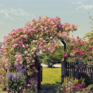 8-936-Rose-Garden Фотообои Komar Flowers & Textures 2.54х3.68 м