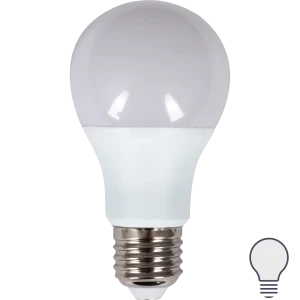 Лампа светодиодная A60 E27 220 В 8 Вт груша 660 лм, белый свет