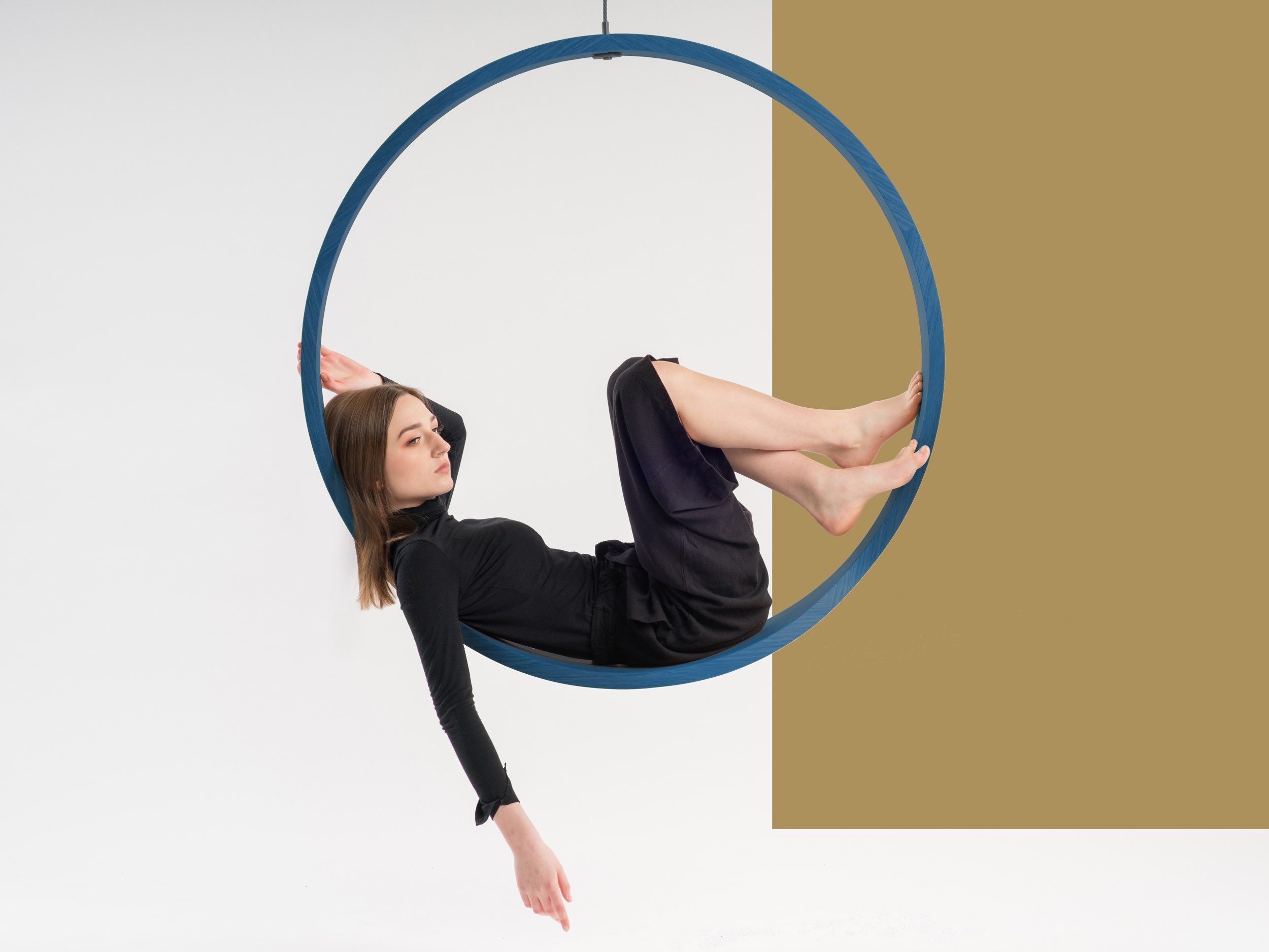 Подвесное кресло из лакированного дерева Iwona Kosicka Design SWING N.1 ARCH-00099281 - Вид №2