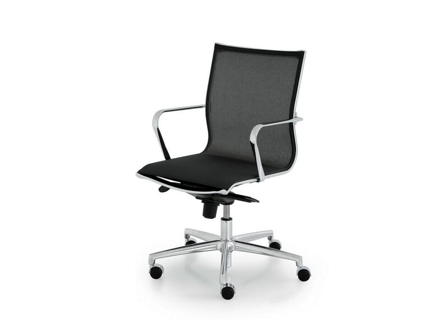 Кресло с откидывающейся спинкой с подлокотниками FANTONI Seating system ARCH-00090344