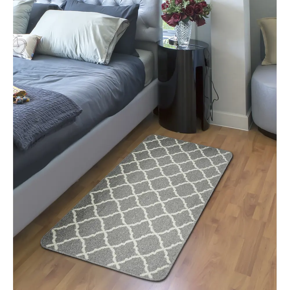 Коврик Cardiff 67x140 см полипропилен/резина цвет серый 82207818 STLM-2107905 Santreyd  - Вид №2