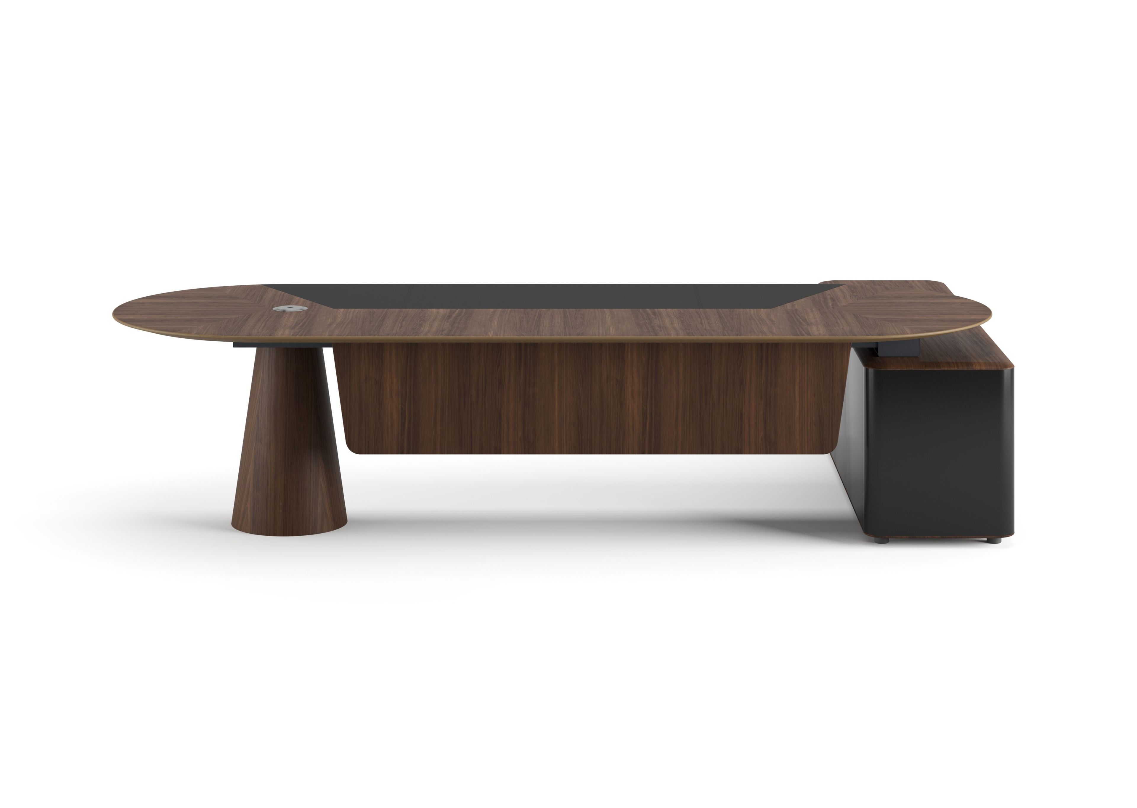 Деревянный направленный угловой стол с ящиками Ersa Tear ARCH-00088546 - Вид №2