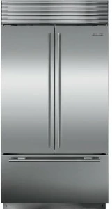Sub-Zero Двухдверный холодильник из нержавеющей стали