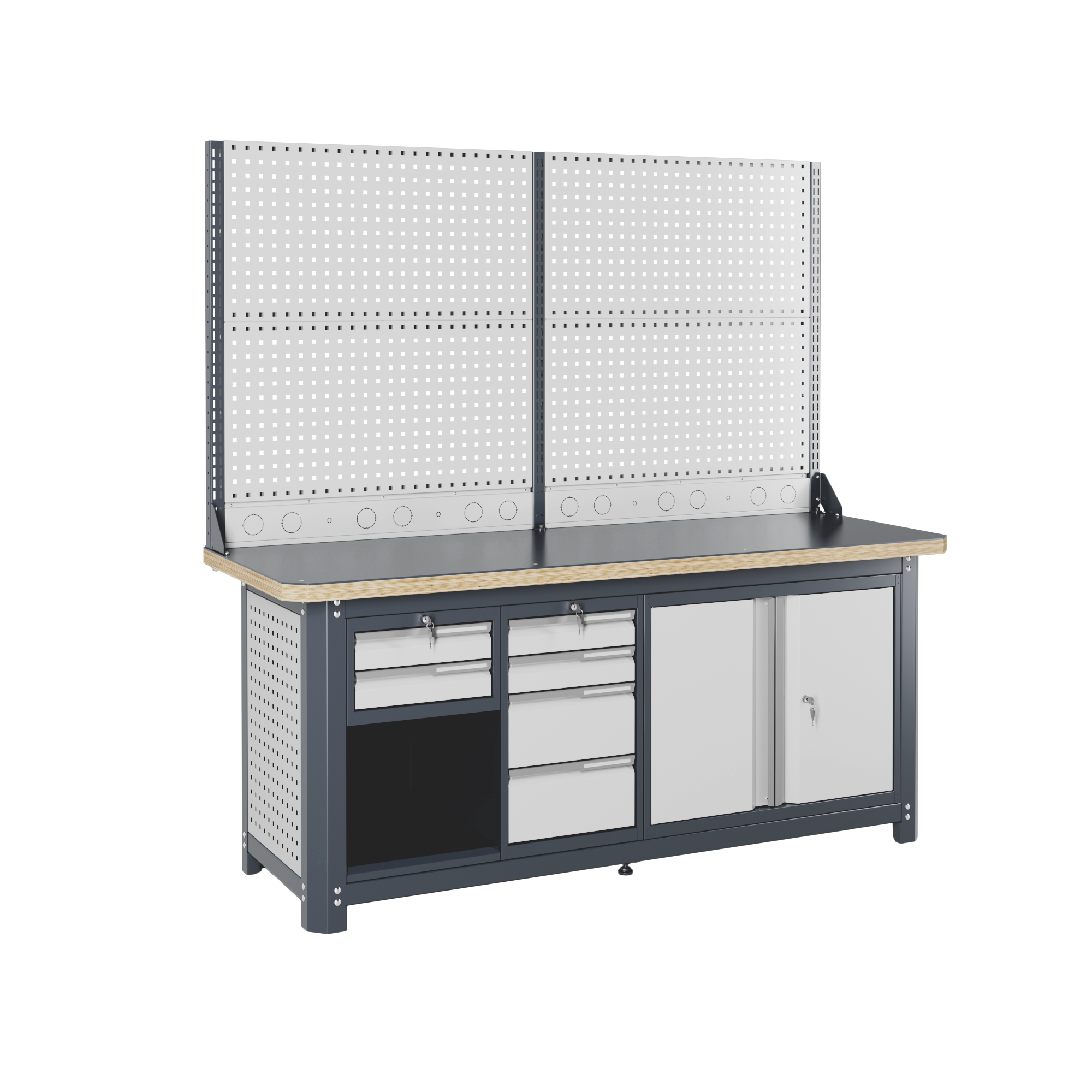 Верстак слесарный MCN 2052.S24L7.2-2R Верстакофф 111574
