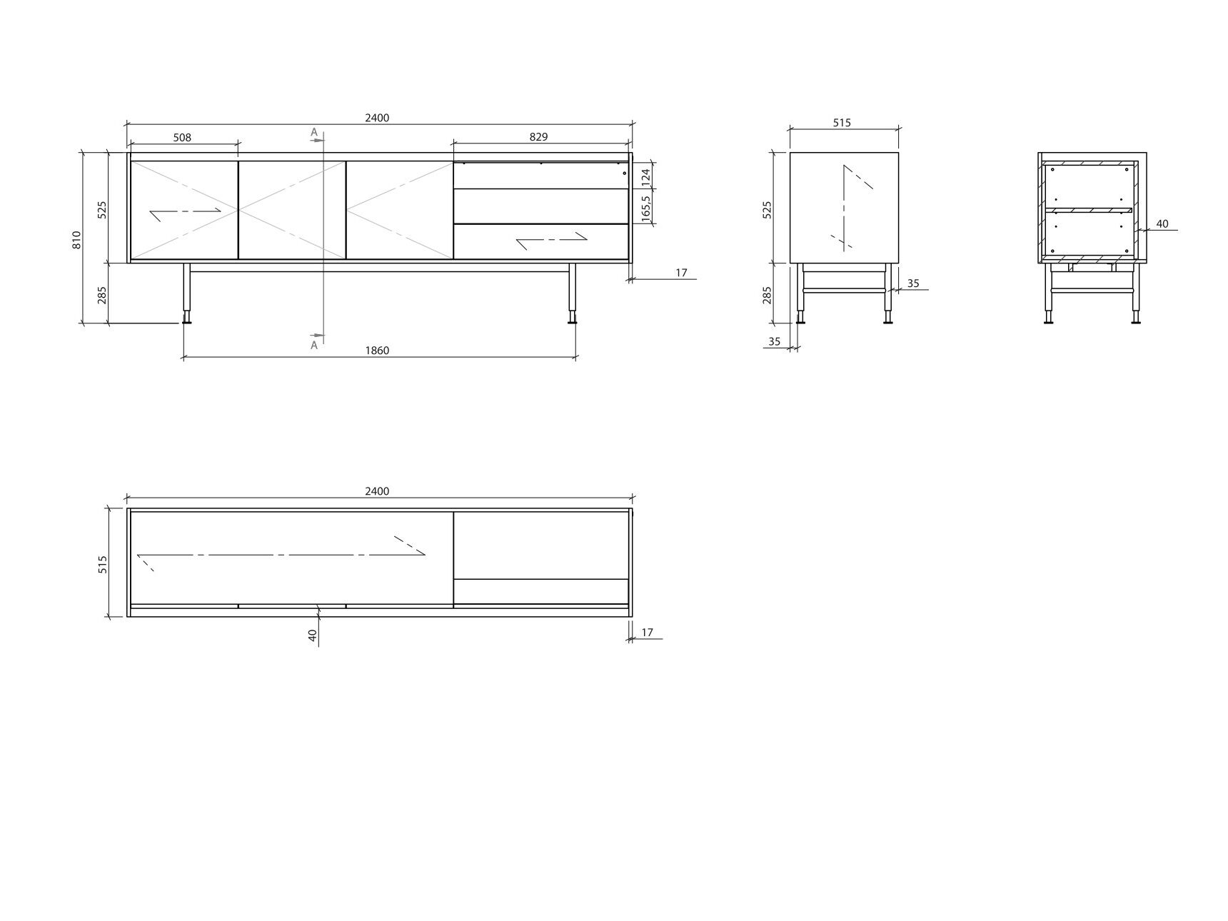Деревянный шкаф с распашными дверями Laskasas Essence ARCH-00036456 - Вид №4