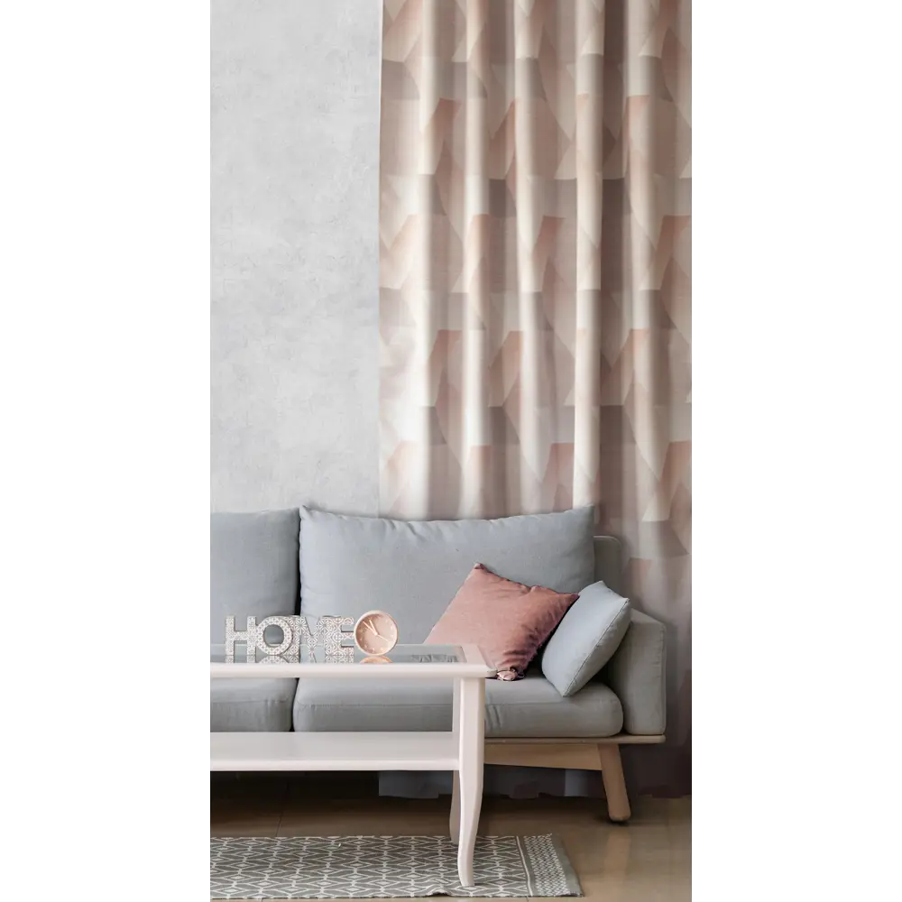 Штора на ленте димаут Лион 150x260 см цвет бежевый 88948008 STLM-2209664 SEASONS  - Вид №5
