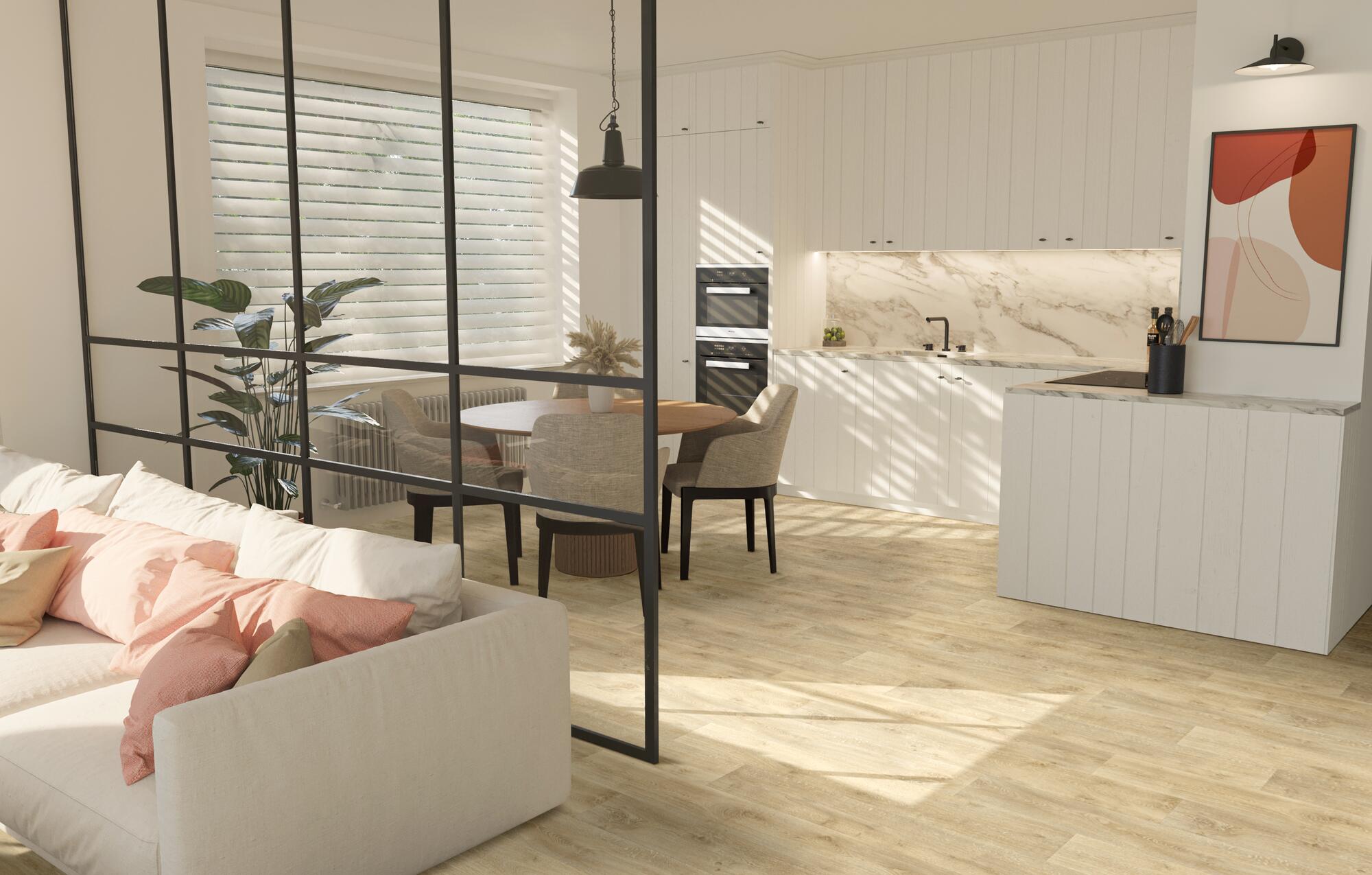 Нескользящий виниловый пол с эффектом дерева BEAUFLOR Blacktex ARCH-00096789 - Вид №3