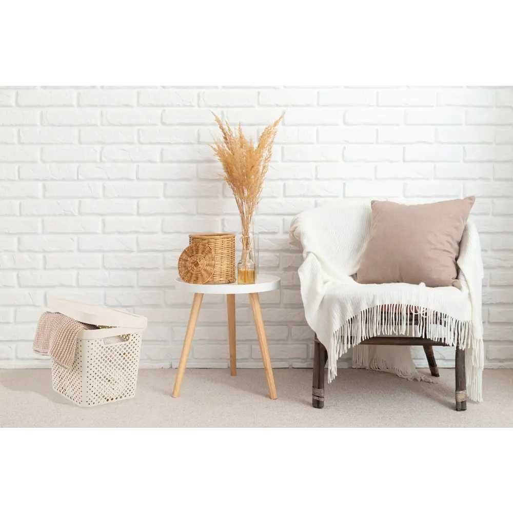 Корзина для хранения PLAST TEAM Mien молочный туман 31×30×31 см 89421608 STLM-1577888 - Вид №4