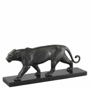 Статуэтка декоративная металлическая 42х16,5 см черная Panther EICHHOLTZ EICHHOLTZ 062739 Бронза;черный