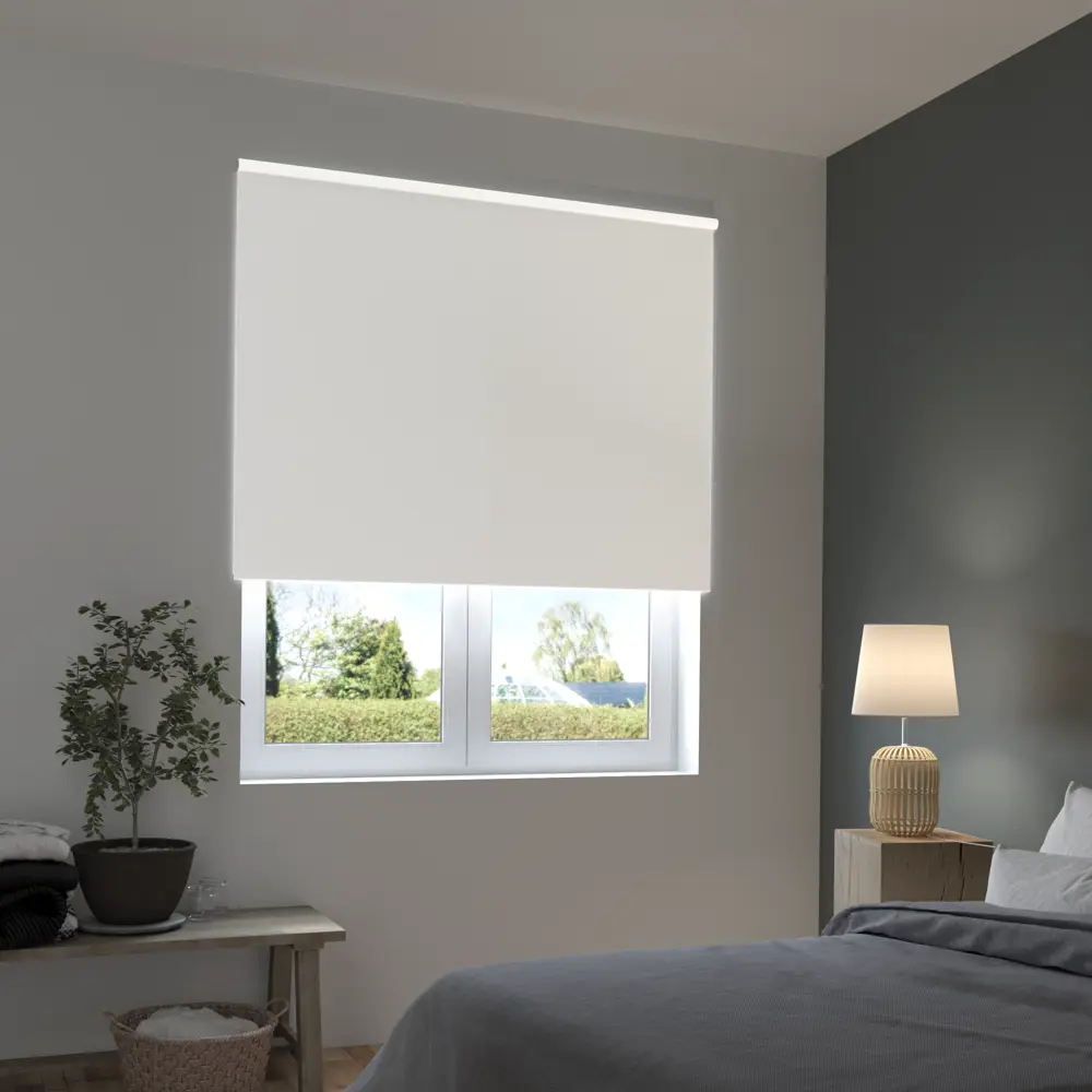 Штора рулонная блэкаут Inspire Santos 160x175 см белая White 0 STLM-2093009 - Вид №9