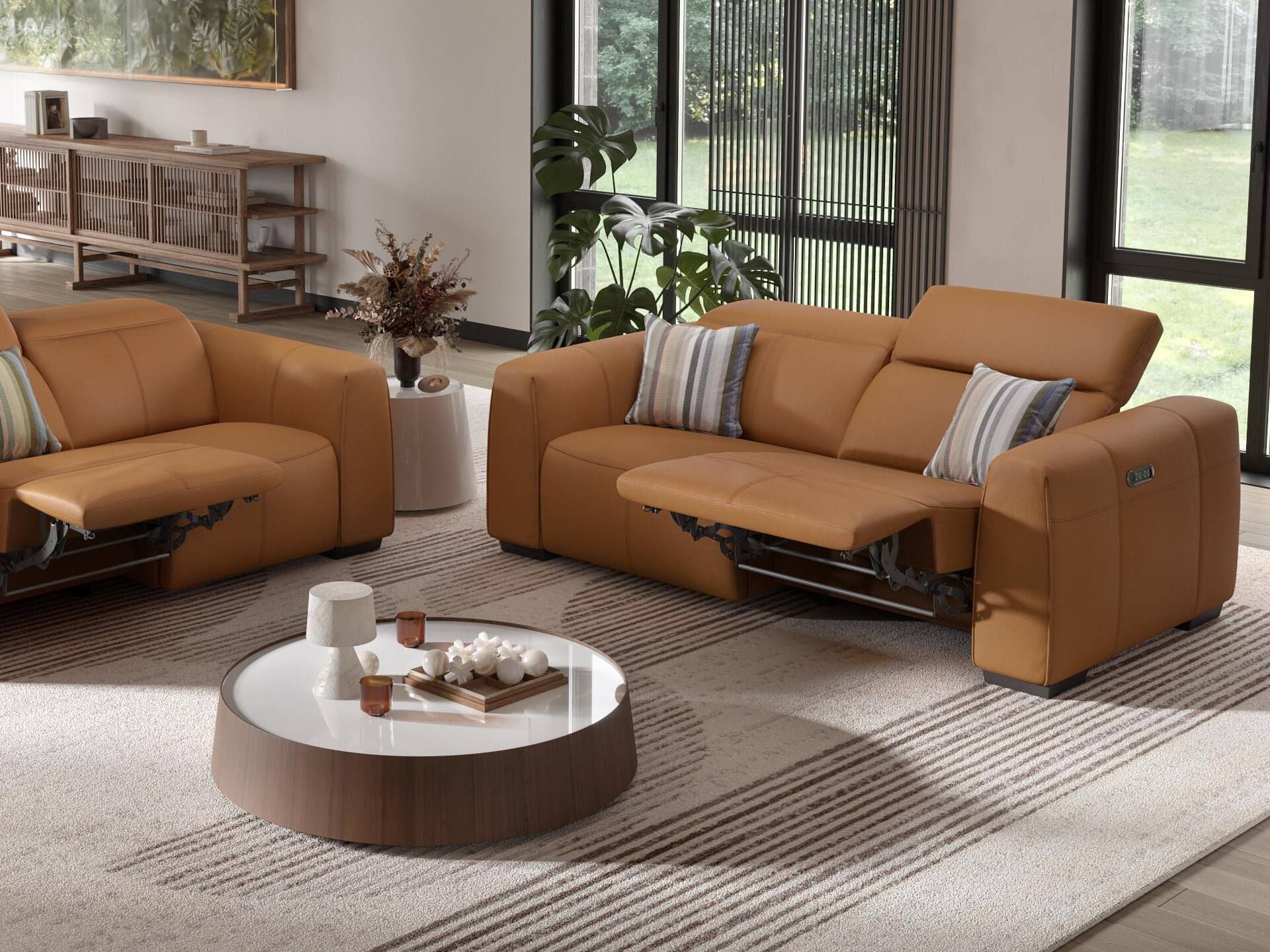 3-местный кожаный диван Sofanella тысячный ARCH-00145535 - Вид №4