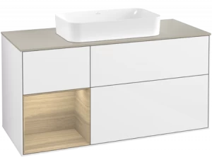 Villeroy&Boch Тумба под раковину Прямоугольная версия F703PCGF Finion Glossy White Lacquer