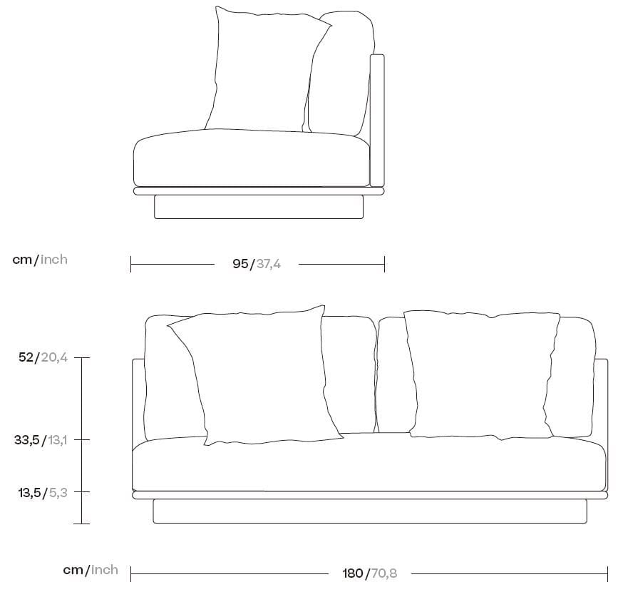 2-местный садовый диван Kettal Джиро ARCH-00064732 - Вид №3