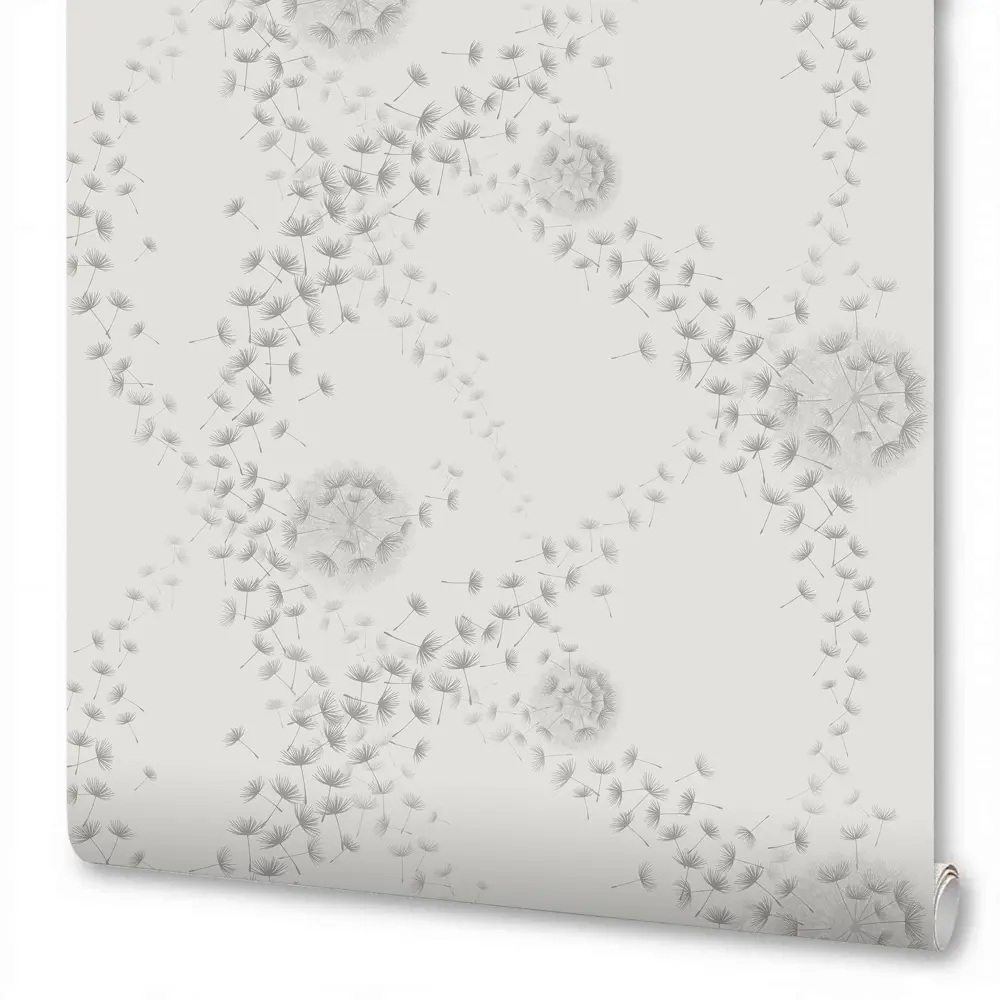 Wallsecret Air - Флизелиновые обои серые с виниловым покрытием 89389724 STLM-1576180