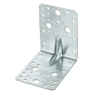 Угол крепежный монтажный усиленный сталь оцинкованная 130x100x2.5x130 мм