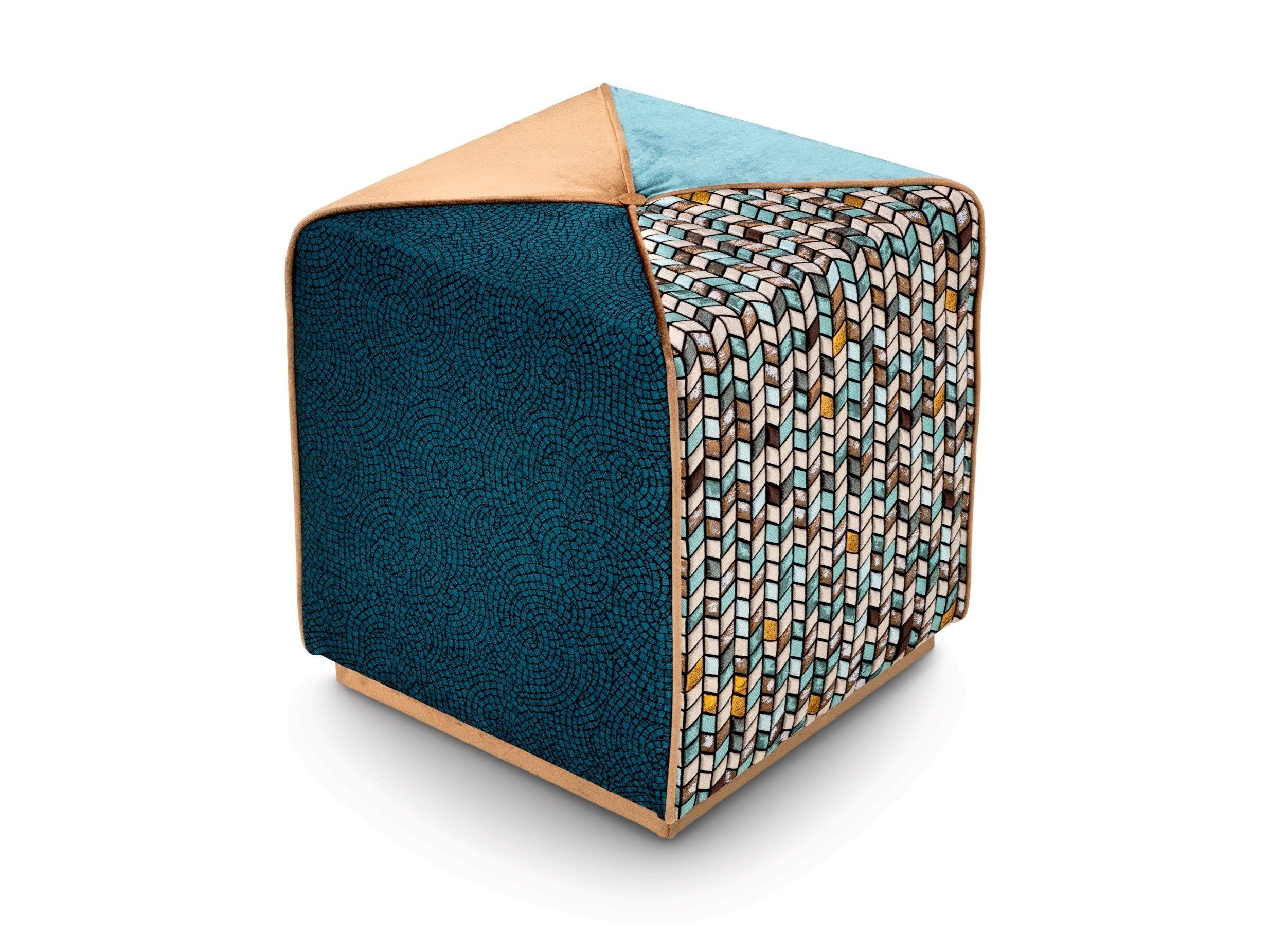 Квадратный пуф из ткани Sicis Chamaleon ARCH-00115369