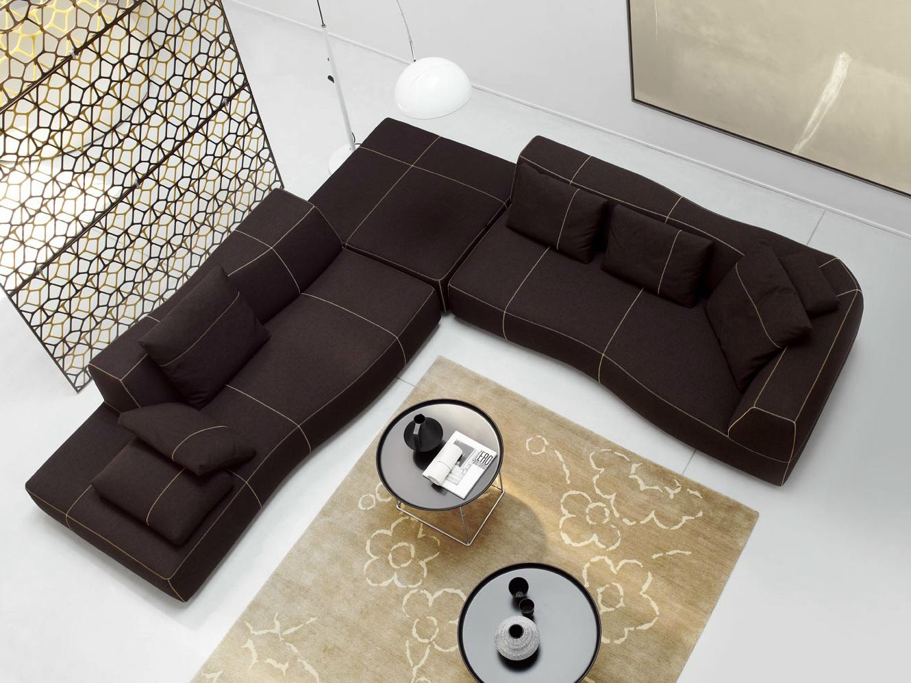 Угловой диван из ткани B&B Italia ARCH-00127003 - Вид №1