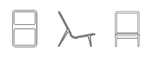 Тканевое кресло с высокой спинкой HOOKL und STOOL LayAir01 ARCH-00115482 - Вид №3