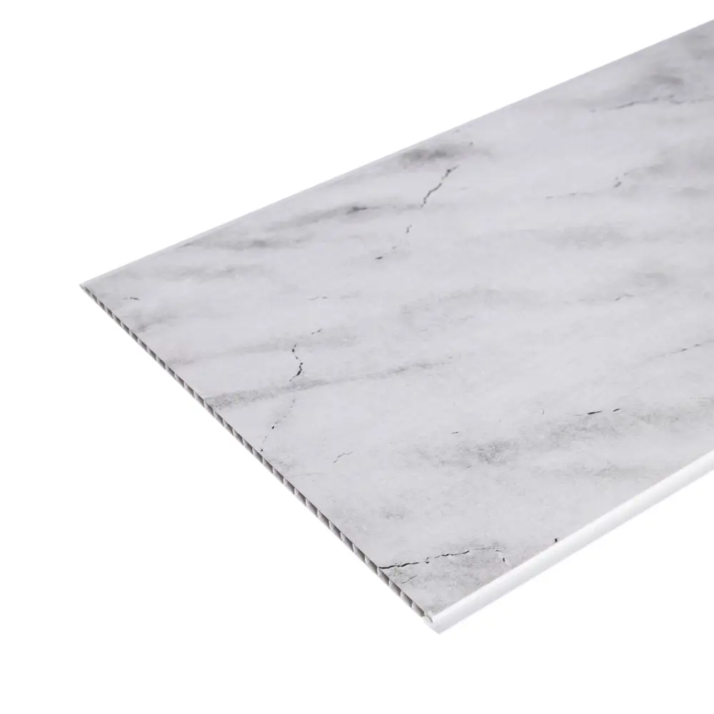 Стеновая панель ПВХ Мрамор серый 2700x250x5 мм 0.675 м² VENTA STLM-2049735 - Вид №2