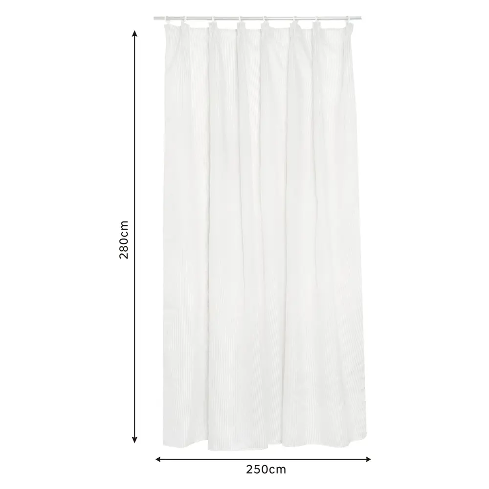 Тюль на ленте Inspire Dalia 250x280 см цвет белый STLM-2207237 - Вид №1