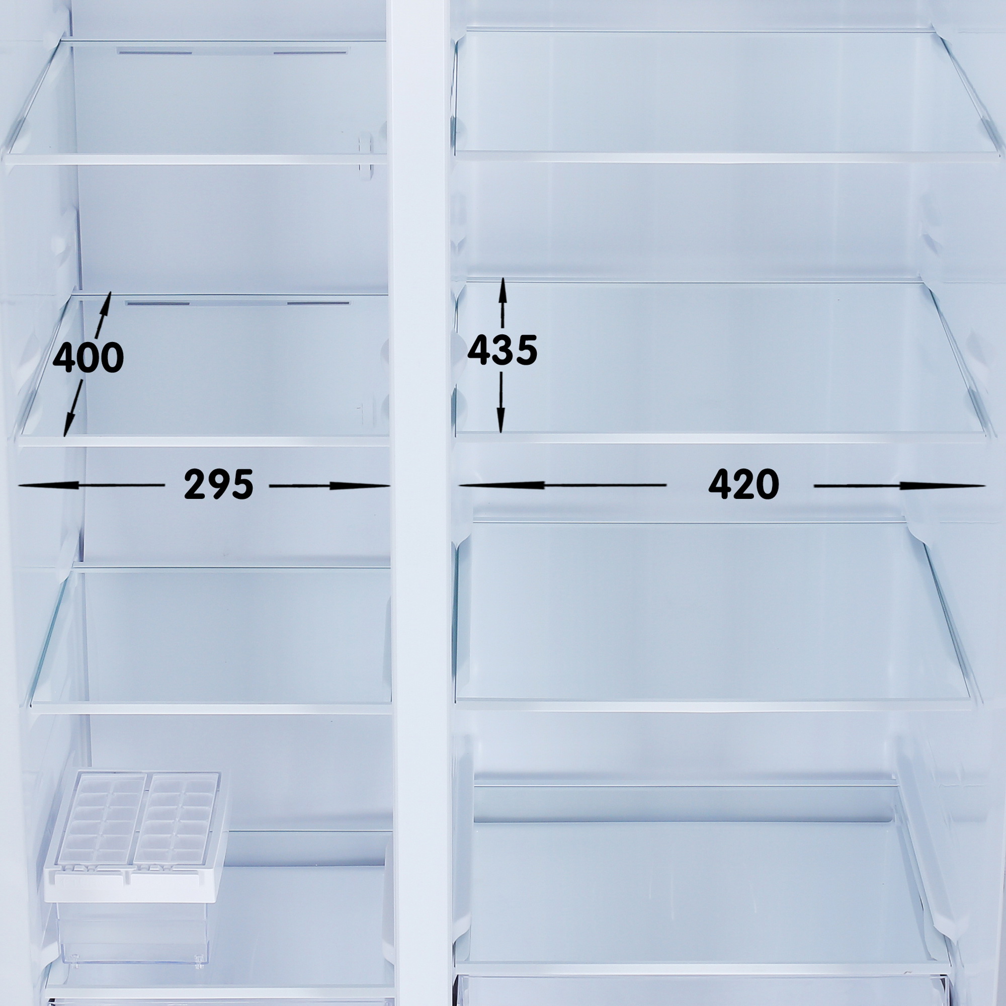 9083474 Холодильник Side by Side   DEXP SBS4-69AHA серый STDN-0036652 - Вид №8