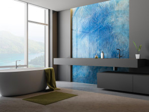 Декоративная панель из алюминия, стекла или ПММА