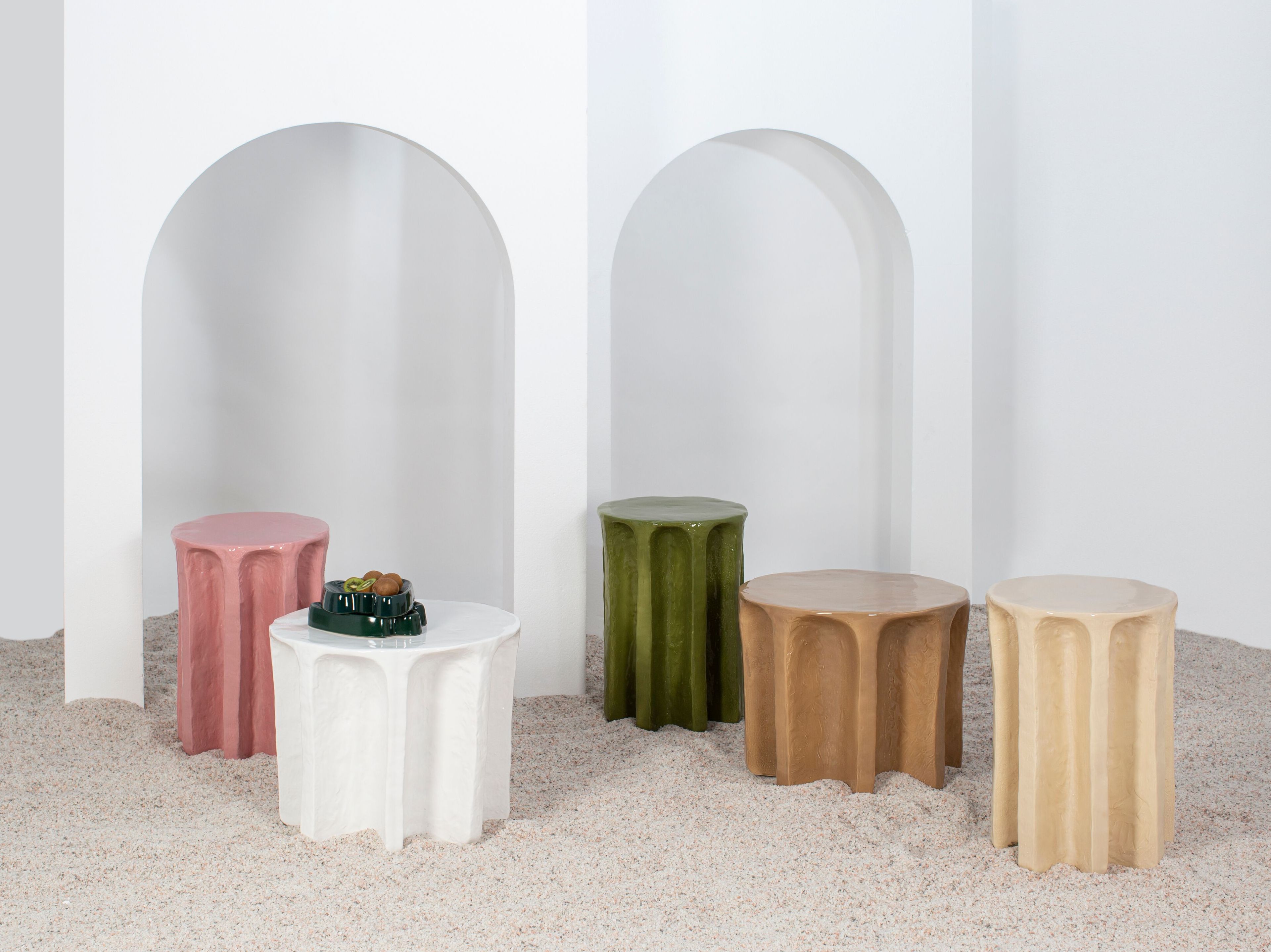 Круглый керамический журнальный столик pulpo Chouchou ARCH-00045925 - Вид №10